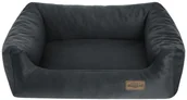 Legowiska dla psów - Recobed Kanapa Welur PLUS szary rozmiar M: 80 x 65 cm - miniaturka - grafika 1