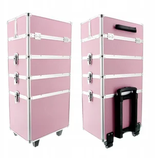 Kuferek kosmetyczny walizka XXL troley na kółkach - Kosmetyczki, organizery i kuferki - miniaturka - grafika 3