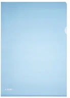 Koszulki na dokumenty - Herlitz akt Hülle A4 piramida, niebieski 50009107 - miniaturka - grafika 1