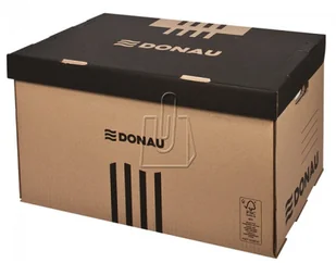 Donau Pudło archiw. zbior - brązowe 7665301FSC-02 - Pudła i kartony archiwizacyjne - miniaturka - grafika 2