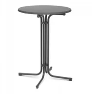 Wyposażenie lokali gastronomicznych - Royal Catering Stolik barowy - szary - składany - 80 cm - 110 cm CATERING 10011473 RC-BIS80FG - miniaturka - grafika 1