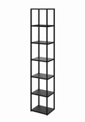 Regały - S&w Design Regał STEEL BOX 212x40 Loft na książki i segregatory RSB64030212D - miniaturka - grafika 1