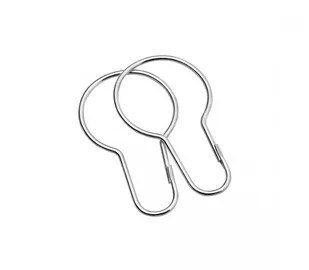 Sealskin Kółka do zasłon 12 sztuk metalowe Hooks 252020204 - Akcesoria łazienkowe - miniaturka - grafika 2