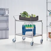 Inne urządzenia handlowo-usługowe - AJ Wózek stalowy 520x950x800mm 22460 - miniaturka - grafika 1