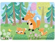 Puzzle - Puzzle ramkowe Liski 21el Dodo - miniaturka - grafika 1