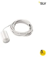Lampy sufitowe - SLV SPOTLINE FITU wisząca A60 okrągła biała 5m bez wtycz. max 60W 132691 - miniaturka - grafika 1