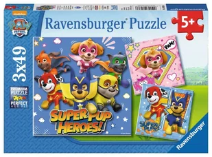 Ravensburger 3x49 elementów Paw Patrol - Puzzle - miniaturka - grafika 2