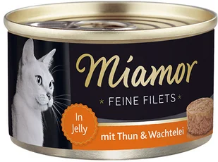 Miamor Feine Filets Dose Thunfisch & Wachtelei - tuńczyk i przepiórka 100g 8761 - Suplementy i witaminy dla kotów - miniaturka - grafika 7