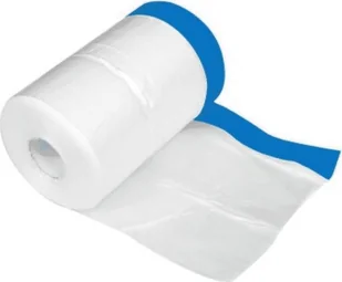 Folia Ochronna Z Taśmą Niebieską 140CM*20M - Folie i taśmy malarskie - miniaturka - grafika 2