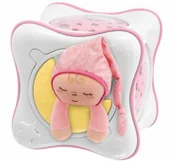 Projektory dla dzieci - Chicco Tęczowa Kostka Różowa 0m+ Tęczowa Kostka Projektor 0m+ TOW008478 - miniaturka - grafika 1