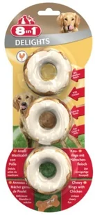 8IN1 1 Delights Bones Rings - Kosteczki Ringi Do Żucia 3Szt - Przysmaki dla psów - miniaturka - grafika 3