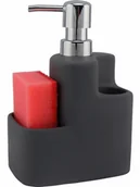 Mydelniczki i dozowniki mydła - Kuchinox Kuchinox Dozownik kuchenny Tuzo szary mat - miniaturka - grafika 1