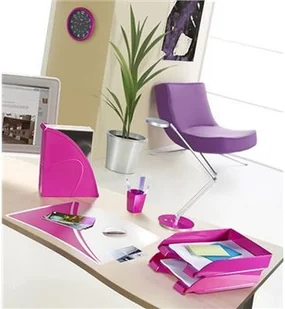 CEP Przybornik na biurko CEPPro Gloss polistyren różowy - Przyborniki na biurko - miniaturka - grafika 4