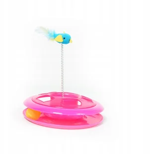 Duvo+ Zabawka dla kota Happy Hoop - Różowa 26cm - Zabawki dla kotów - miniaturka - grafika 2