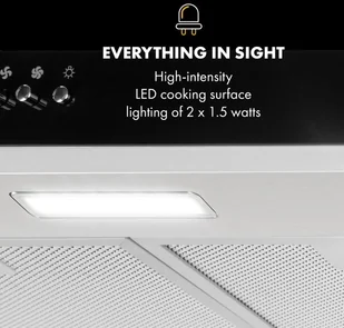 Klarstein Contempo 60 Inox - Okapy kuchenne - miniaturka - grafika 6