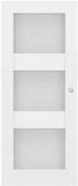 Drzwi wewnętrzne - Drzwi pokojowe przesuwne Tre 80 białe - miniaturka - grafika 1