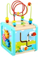 Samochody i pojazdy dla dzieci - TOOKY TOY TOOKY TOY Drewniana Edukacyjna Kostka Manipulacyjna - wysyłka/odbiór osobisty w ciągu 24h TL088 - miniaturka - grafika 1