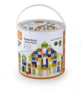 VIGA LITERKI CYFERKI 50288 - Klocki - miniaturka - grafika 2