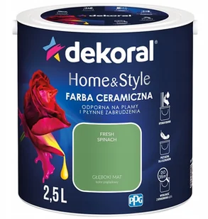 Dekoral Emulsja Home & Style fresh spinach 2,5 l - Farby wewnętrzne - miniaturka - grafika 2