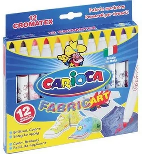 Cromatex Pisaki do tkanin, Cromatex, 12 kolorów - Flamastry - miniaturka - grafika 3