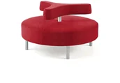 Inne meble biurowe - AJ Produkty Siedzisko DOT, 3-ramienne oparcie,  1300 mm, tkanina Medley, czerwony - miniaturka - grafika 1