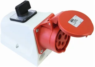 PCE Gniazdo siłowe z wyłącznikiem Combi 0-1 wej: PG21, wył. 16A wyj 16/5 400V - Gniazdka elektryczne - miniaturka - grafika 2