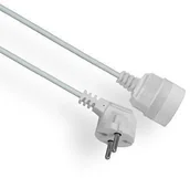 Przedłużacze i rozgałęźniki - Elgotech Przedłużacz 1 gniazdowy bez uziemienia 2x1 6m Biały PS-16 - miniaturka - grafika 1