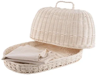 Chlebak wiklinowy RATTAN OWALNY tkanina na chleb 152451 - Chlebaki - miniaturka - grafika 4