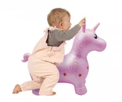 Zabawki na biegunach - Ludi LUDI Gumowy jednorożec do skakania - miniaturka - grafika 1
