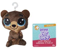 Hasbro Littlest Pet Shop, pluszowa przypinka Hoffman Beary, E0135/E0344 - Maskotki i pluszaki - miniaturka - grafika 2