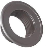 Kominy i akcesoria - Darco Rozeta z króćcem 100 mm czarna - miniaturka - grafika 1