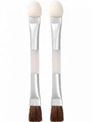 Pędzle do makijażu - Donegal Aplikatory do cieni gąbka i pędzelek 6cm 9259 2szt - miniaturka - grafika 1