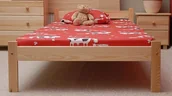 Łóżka dla dzieci i młodzieży - Magnat Meble Łóżko drewniane Kaja 90x200 - miniaturka - grafika 1