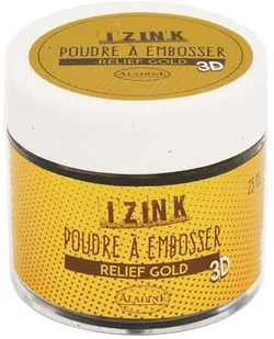 Aladine Puder do embossingu, złoty - Scrapbooking - miniaturka - grafika 5