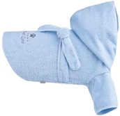 Ubranka dla psów - Ami Play Szlafrok kąpielowy dla psa spa 35cm Niebie - miniaturka - grafika 1