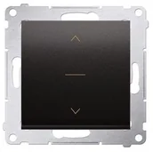 Wyłączniki światła i elektryczne - Kontakt Kontakt_Simon Łącznik żaluzjowy trójpozycyjny 1-0-2 (moduł) antracyt DZW1K.01/48 - miniaturka - grafika 1