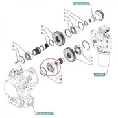 Części i akcesoria do maszyn rolniczych - NEW HOLLAND CASE ŁOŻYSKO NAPINACZA CNH 87591979 - miniaturka - grafika 1