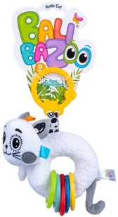 Dumel Dumel Bali Bazoo Zawieszka Kotek z Grzechotką - Gryzaki dla dzieci - miniaturka - grafika 2