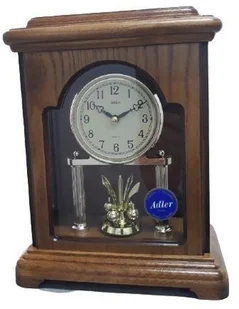 Adler Zegar kominkowy kwarcowy drewniany 22141 22141 - Zegary - miniaturka - grafika 3