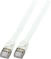 Kable miedziane - EFB EFB Patchcord płaski U/FTP Cat.6A PVC 0.25m K5545GR.0,25 - miniaturka - grafika 1