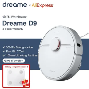 Robot sprzątający Dreame D9 Biały - Roboty sprzątające - miniaturka - grafika 3
