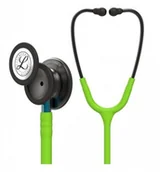 Urządzenia medyczne - LITTMANN Stetoskop Littmann Classic III 5875 Stetoskop internistyczny Smoke przewód limonkowy lira smoke trzonek niebieski TOW017527 - miniaturka - grafika 1