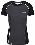 Koszulki sportowe damskie - Regatta Damski Tornell Ii Camiseta Transpirante, Merino Techwool, Mangas Cortas T-shirty/polo szary popiół/czarny 44 RWT199 61G10L - miniaturka - grafika 1