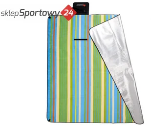 Meteor KOC PIKNIKOWY 200X200 CM PASY MULTIKOLOR ZADZWOŃ 600-555-801 ! 77111 - Koce piknikowe - miniaturka - grafika 6