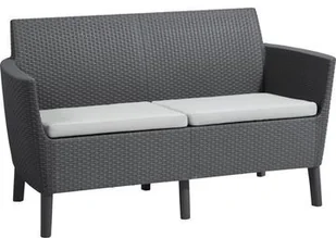 KETER Kanapa SALEMO 2 seater sofa grafit - Sofy ogrodowe - miniaturka - grafika 2