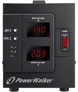 PowerWalker Stabilizator napięcia AVR Power Walker 230V 1500VA 2xPL OUT AVR 1500/SIV - Akcesoria do serwerów PowerWalker Stabilizator napięcia AVR Power Walker 230V 1500VA 2xPL OUT AVR 1500/SIV - Akcesoria do serwerów - miniaturka - grafika 1