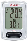 Liczniki rowerowe - Cateye komputer koło Velo Wireless + biały CC-vt235 W CA240VLP2358 - miniaturka - grafika 1