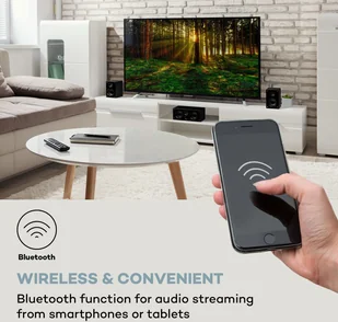 Auna Areal 525 DG, system surround 5.1, 125 W RMS - Głośniki i kolumny - miniaturka - grafika 4