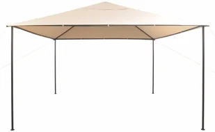 vidaXL Altana/namiot ogrodowy, 4x4 m, stal, beżowy 43171 - Pawilony ogrodowe - miniaturka - grafika 2