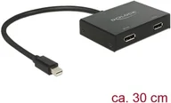 Rozgałęźniki - Delock Displayport Splitter mini 1 Eingang 2 Ausgnge 87695 - miniaturka - grafika 1